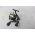 Double handle knob spinning reel