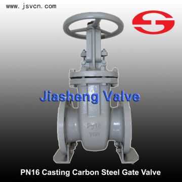 PN16 Casting Carbon Steel Gate Valve