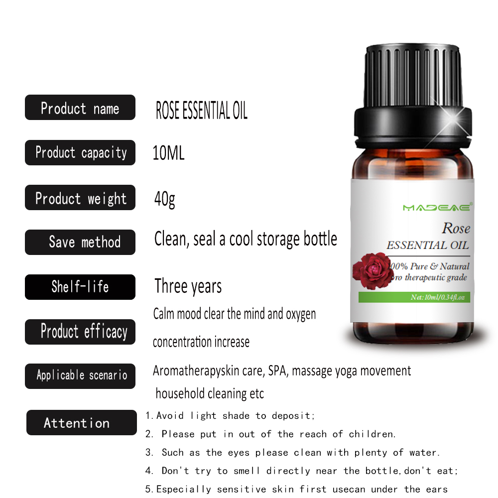 Water-Soluble Rose Essential Oil Body Massage For Skincare