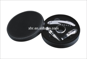bottle stoppers wine tool leather set on sale