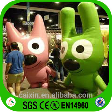 pink and green fashionable inflatable anime cartoon for sale