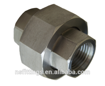 316 316L 317L 904L MSS SP-83 unions socket weld end union 3000LBS 6000LBS