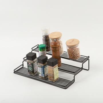 Porta di spezie da cucina a 3 livelli - Organizzatore in metallo espandibile