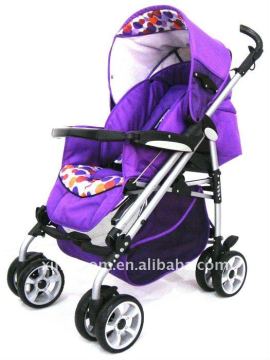 2016 baby prams with 16pcs wheels and 5 point safety belt for the back have 4 postion seat pass en1888