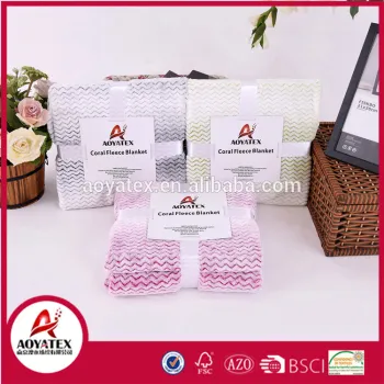 the most popular printed jacquard flannel fleece blanket