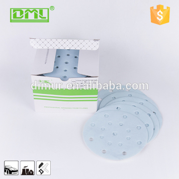 Magic sticker abrasive sanding paper with holes abrasive disc sandpaper
