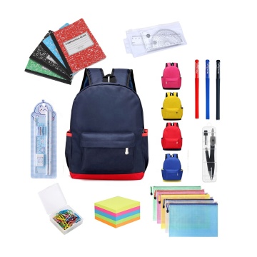 Back to School Gift Pack: kit di articoli di cartoleria completo tra cui libri per esercizi, penne, sovrani, adesivi e altro ancora