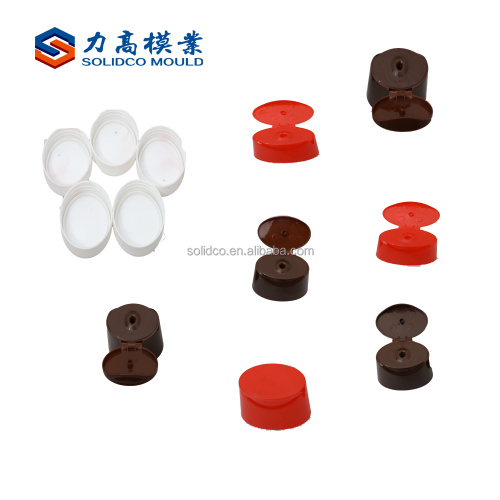 Customized shampoo plastic bottle flip top cap mould