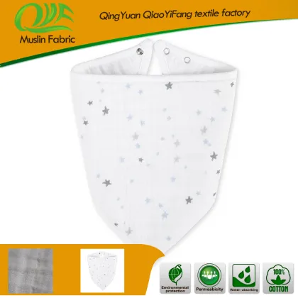 Organic Cotton Dribble Bibs Bandana Bibs