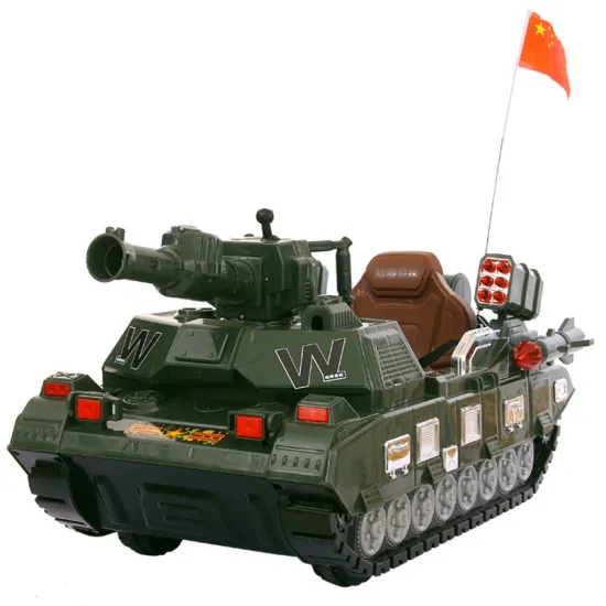 Wholesale Outdoor Game Shooting Light Music 12V Ride-On Cars: The Ultimate Electric Kids' Large Tank Adventure