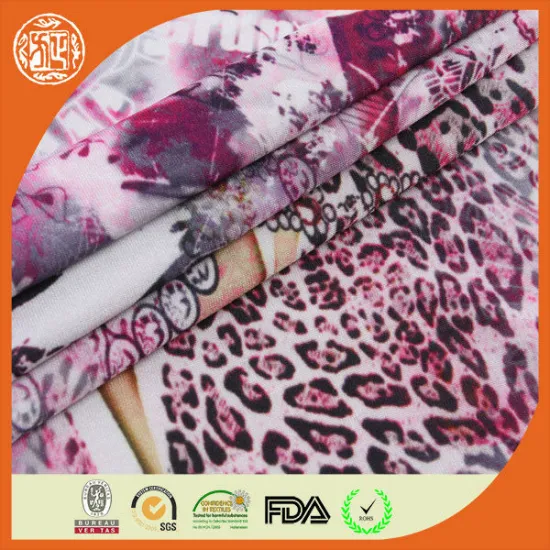 Swimwear animal design penguin print fabric