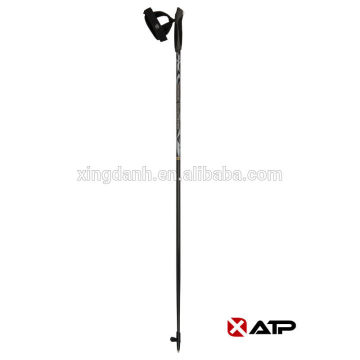 Light 1 section carbon fiber nordic walking cane