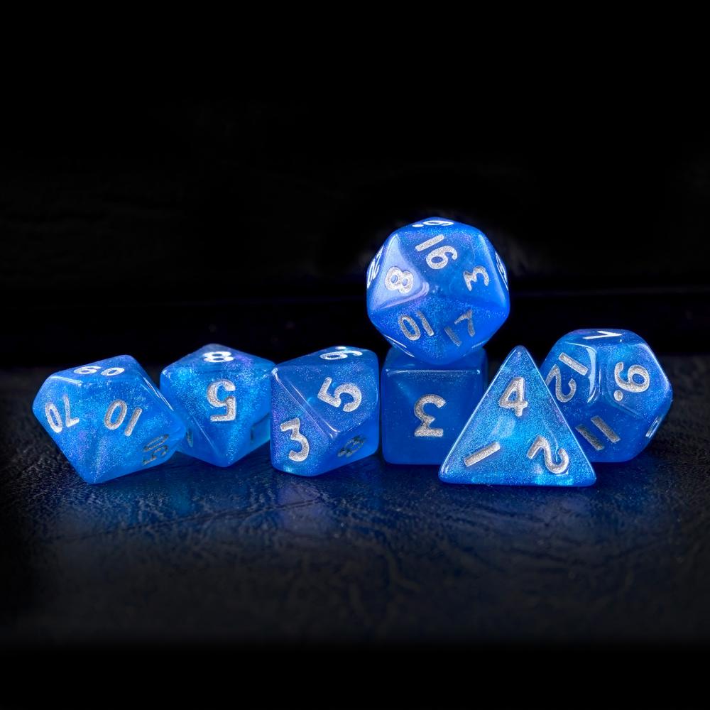 Mini Moonstone Rpg Poly Dice Set 2