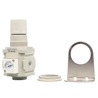 SHINYEE Pneumatic Reducing Valve R1100-8100: CKD Type Reversible Aluminum Pressure Regulator