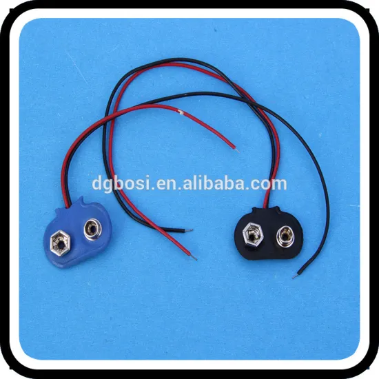 Battery spring contacts and wiring harness