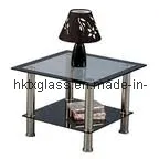 Tempered Glass Lamp Table (TLT-086)