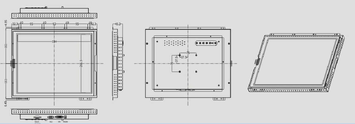 17" Open Frame Monitor