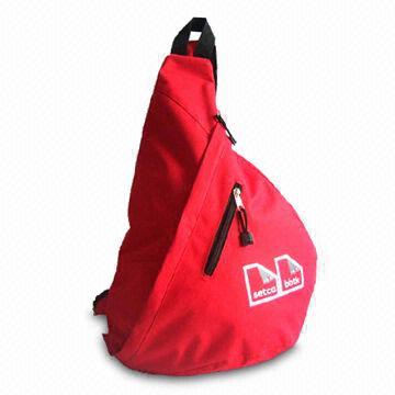 Sling Backpack with Main Compartment and a Front Zipper Pocket, Measures 34 x 15 x 47.5cm