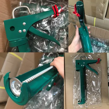 310ml Manual Steel Gear Ratchet Rod Cartridges Silicone Caulking Guns and Sealants Cordless Caulking Gun for Sale