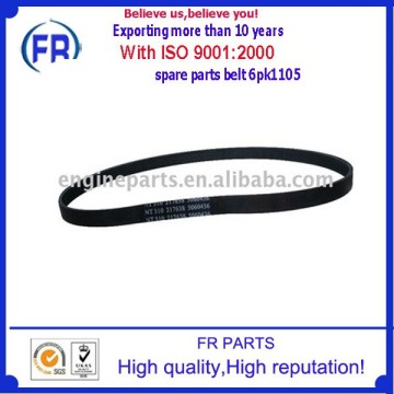 diesel engine spare parts 6pk1105 belt