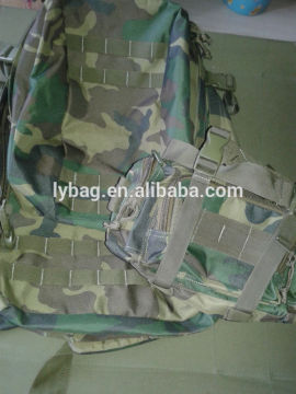 polyester woodland camouflage military backpack