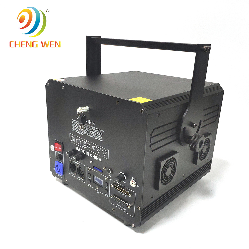 اللون الكامل 5W RGB LASER LIGHT