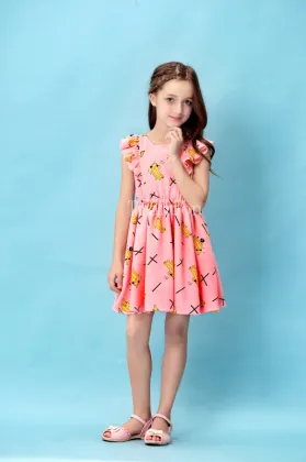 Daily Girl Dress Girls′ Clothing Sets