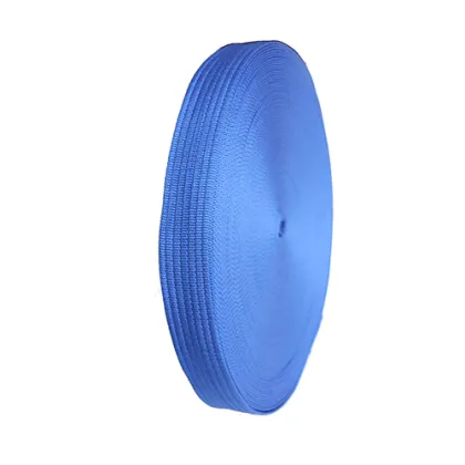 Blue PP Woven Tape Ribbon Webbing
