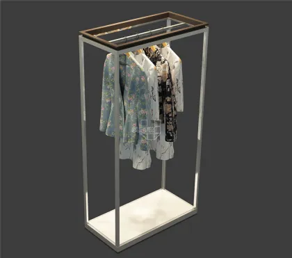 Magical Cloth Store Portable Gold Dress Display Racks