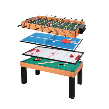 4-in-1 Multi-Game Table: Soccer, Air Hockey, Ping Pong, and Pool Table Combined Manufacturers Price List