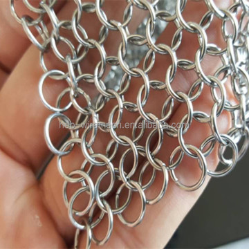 Époudeur en acier inoxydable - accessoire de nettoyage des anneaux en mailles
