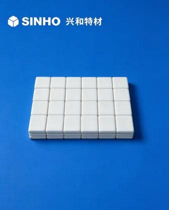 Square wear-resistant ceramic sheet