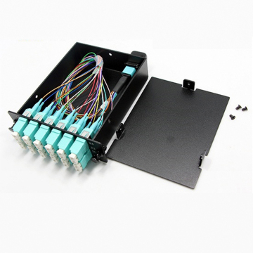 Pannello patch in fibra ottica della cassetta mpo