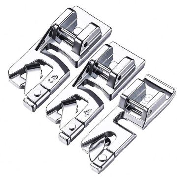 Household Sewing Machine Accessory Set: 3MM, 4MM, 6MM Pressure Feet with Groove for Universal Use