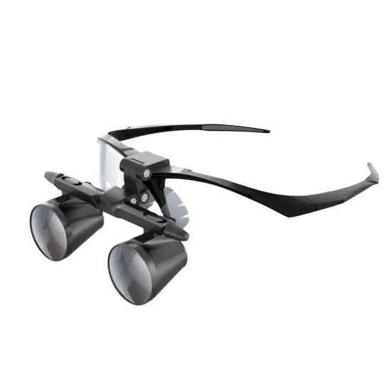 Professional High-Quality Dental Headlamp and Magnifier with One-Way Screw Thread for ENT & Ophthalmology