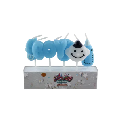 Creative Converting Birthday Boy Cake Candle