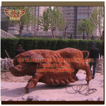 Quyang Jinkun sculpture - the engineering example pig BRONZE sculpture