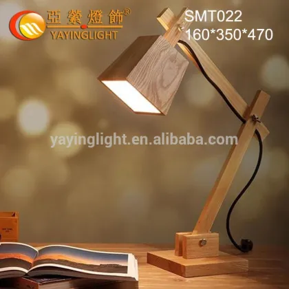 Study Writing Little Dog Wooden Desk Lamp,modern wood cartoon study desk lamp