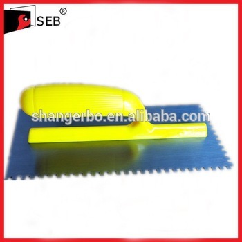 11X4-1/2 Plastering Trowel With Square Teeth