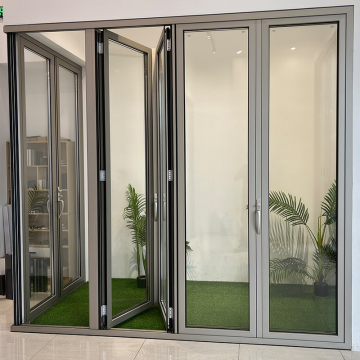 High Quality Soundproof Aluminum Sliding Folding Doors for Interior
