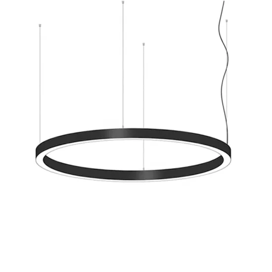 Aluminum Profile 1.0M Diameter Round Pendant Lamp Circular LED Pendant Light