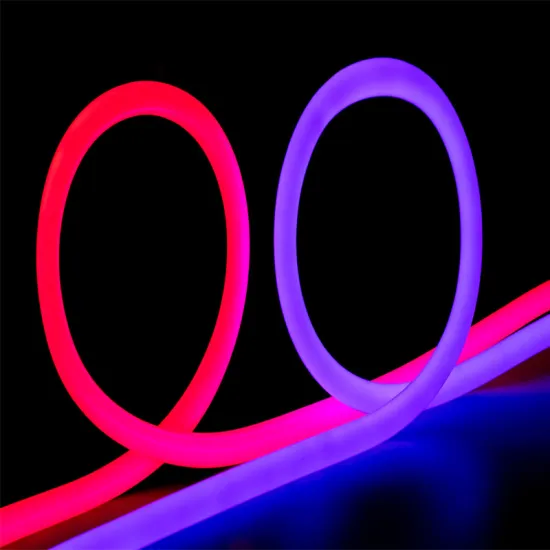 Waterproof 360 Degree Round Tube Flex Neon LED Lights in 20mm/30mm - Red, Blue, Green