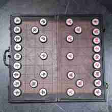 Тытан кітайскі шахматны набор