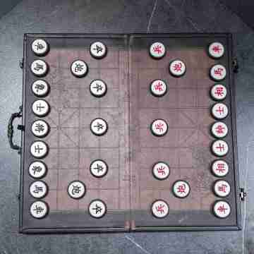 Тытан кітайскі шахматны набор