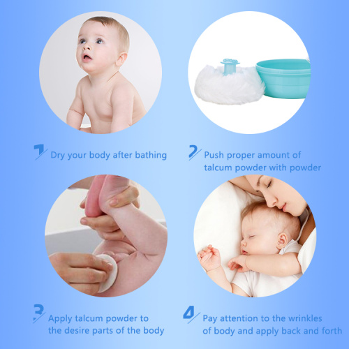 Baby prickly heat powder for rash without talcum