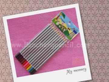 hexagon,metallic painting,dipped head color pencil-7inch
