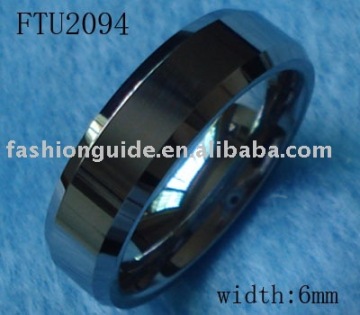Fashion tungsten ring
