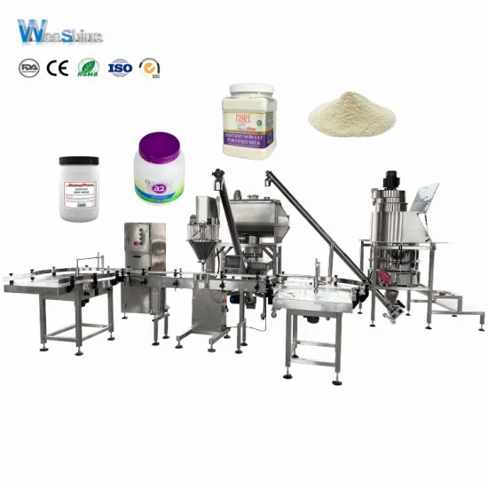CE Milk Powder Jar Filling Machines