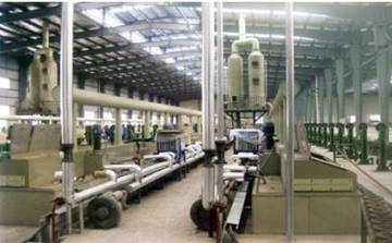 Chemical copper plating production line