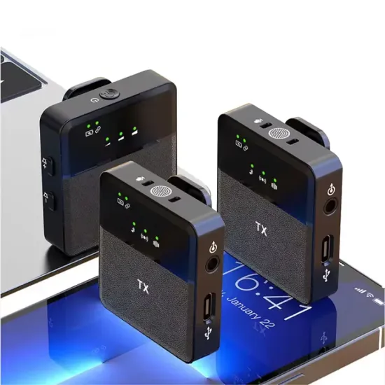 Hot Selling Long Range Digital Wireless Lavalier Microphone 3.5mm Jack Wholesale